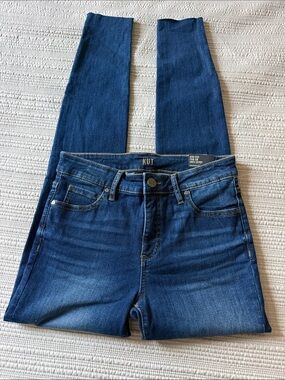Kut from the Kloth Fab AB Ankle Skinny Jeans | High Rise |